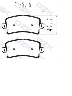 HAVAL Jolion 4wd/H6/H3 2wd. Задние КЕРАМИЧЕСКИЕ тормозные колодки. 3502116XGW02A/3502735XGW01A/3502223XGW02A - Миниатюра 1