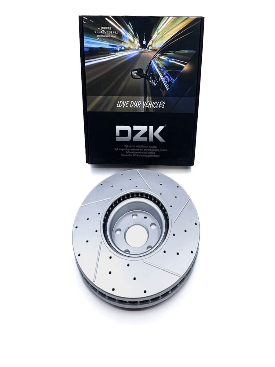 CHERY TENET T8. Передние вентилируемые тормозные диски DZK. 204004448AA - Миниатюра 1